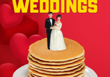 Pancakes with a wedding topper