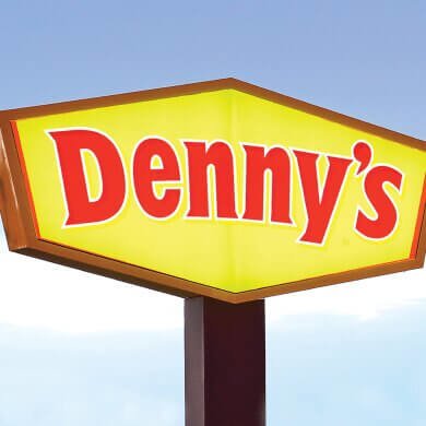 Denny's: Always Open / Las Vegas, Taken with my digital Fuj…